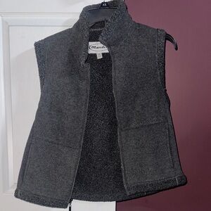 Mandee Charcoal Sleeveless Vest